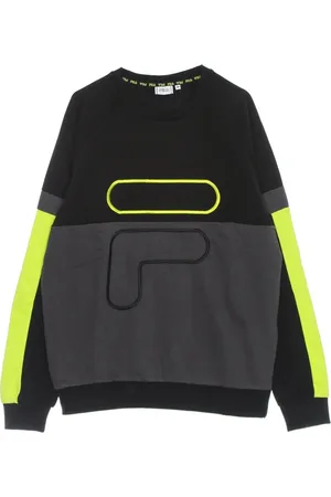 Fila Sweatshirts, male, , XL, Blocked Crew Sweatshirt Lightweight Spring Style