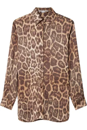 Stella McCartney Shirts, female, , 2XS, Buttoned Shirt with Pointed Collar