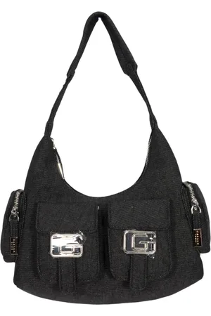GAËLLE Shoulder Bags, female, , ONE SIZE, Denim Hobo Cargo Bag with G Buckles in