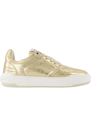 Zadig & Voltaire Sneakers, female, , 3 UK, Gold Leather Wings Trainers