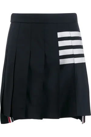 Thom Browne Short Skirts, female, , S, Logo Wool Skirt