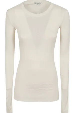 Cotton Citizen Long Sleeve Tops, female, , S, Neutral Topwear Aw24