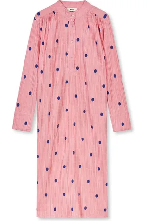 Mads Norgaard Midi Dresses, female, , S, Polka Dot Dress Eva 204294