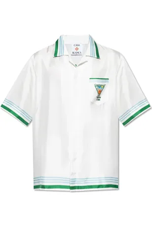 Casablanca Short Sleeve Shirts, male, , L, Silk Shirt