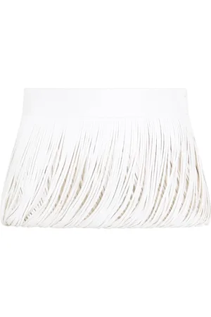 Alaïa Belts, unisex, , S, Nacre Fringes Belt