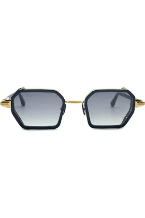 John Dalia Hexagonal Sunglasses /Yellow Gold