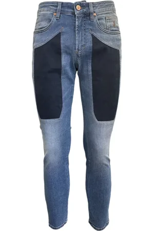 Jeckerson Skinny Jeans, male, , W36, Skinny Jeans with Alcantara Patches