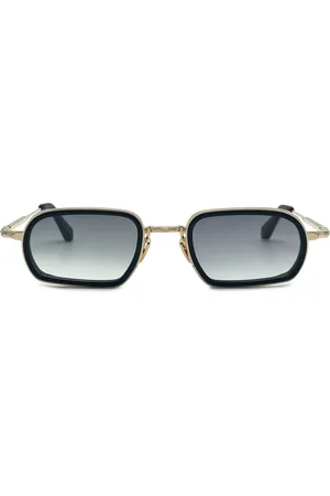John Dalia Sunglasses, male, , ONE SIZE, Elegant Oval Sunglasses Matte /Gold