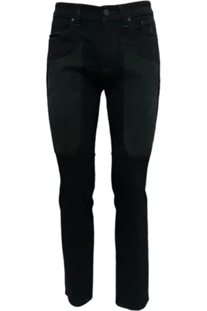 Jeckerson Slim-fit Jeans, male, , W40, Slim Fit Alcantara Patch Jeans