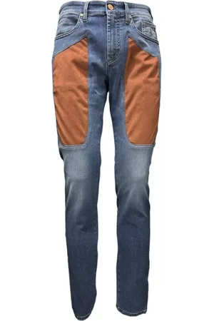 Jeckerson Slim-fit Jeans, male, , W32, Slim Fit Alcantara Patch Jeans