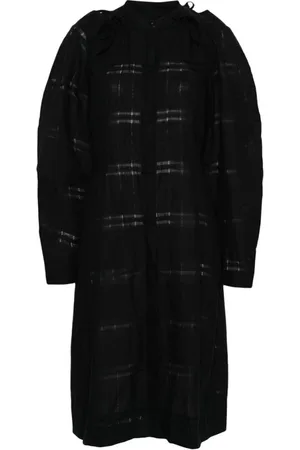 HENRIK VIBSKOV Striped Linen-Cotton Midi Dress