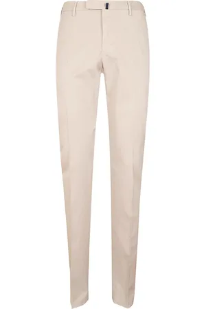 Incotex Suit Trousers, male, , 4XL, Slim Fit Blue Cotton Stretch Trousers