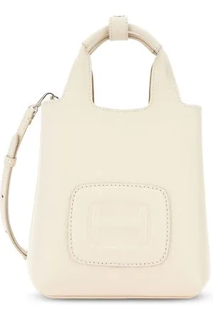 Hogan Leather Handbag with Adjustable Strap