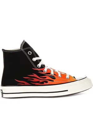 Converse Black Flame High Top Trainers