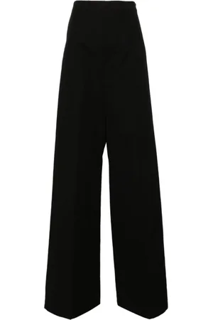 Sportmax Wide Trousers, female, , S, High-Waisted Wide Leg Trousers