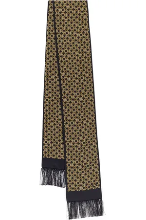 VALENTINO GARAVANI Silky Scarves, male, , ONE SIZE, Silk Multicolor Pattern Scarf