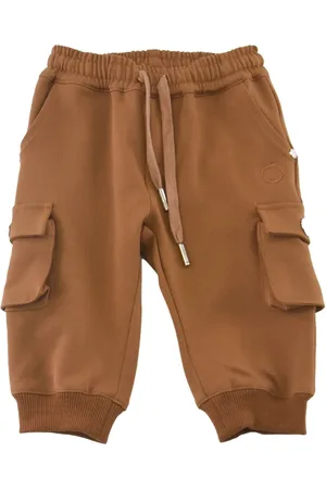 Trussardi Cargo Cotton Trousers with Embroidered Logo