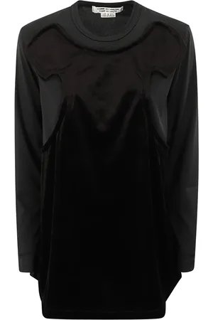 Comme des Garçons Long Sleeve Tops, female, , XS, Chenille Detail Long Sleeve Top
