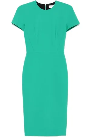 Victoria Beckham Midi Dresses, female, , 2XS, Bodycon Dress with Crew Neck