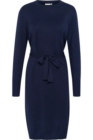 Kaffe Knitted Dresses, female, , S, Black Deep Knit Dress
