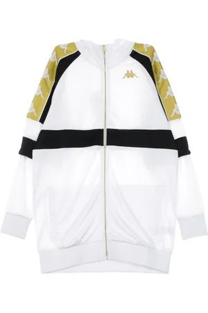 Kappa Zip-throughs, female, , XS, Womens Track Jacket /Black/Yellow
