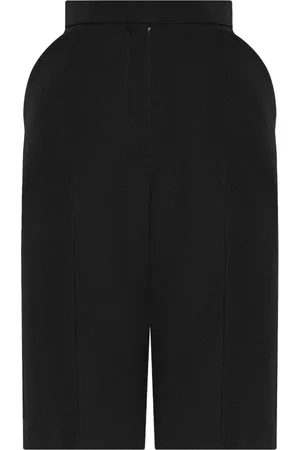 Givenchy Long Shorts, female, , S, Wool High-Waisted Shorts
