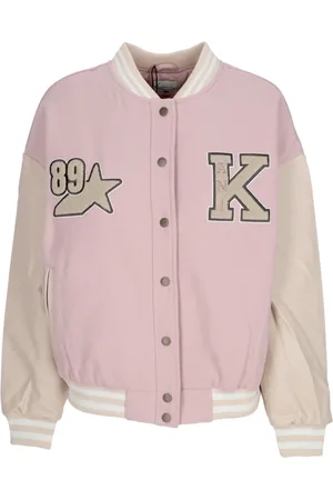 Karl Kani Bomber Jackets, female, , L, Retro Patch Star Logo College Jacket