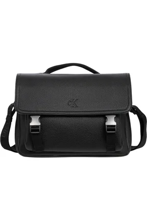 Calvin Klein Adjustable Strap Clasp Briefcase Logo
