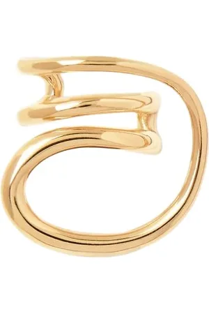 CHARLOTTE CHESNAIS Round Trip Earcuff in Gold Silver