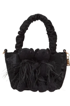 La Milanesa Handbags, female, , ONE SIZE, fabric and velvet handbag