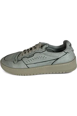Lemargo Sneakers, male, , 10 UK, Stone-Washed Sneaker in Grey Leather