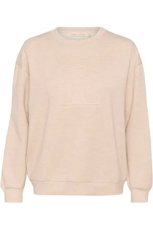 INWEAR Sweatshirts, female, , 2XL, Vanilla Melange Mono Sweatshirt