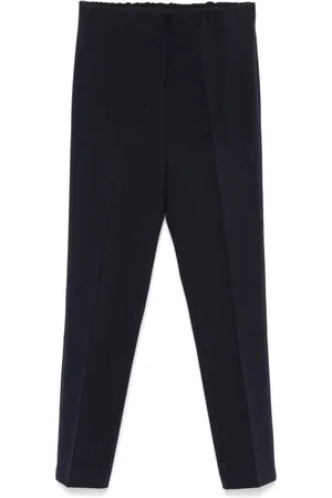 LE TRICOT PERUGIA Slim-fit Trousers, female, , S, Navy Casual Trousers