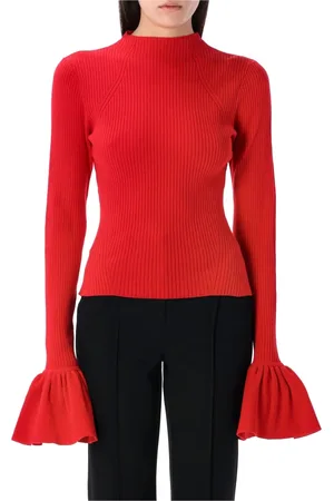 ROTATE Round-neck Knitwear, female, , XS, High Neck Knit Top