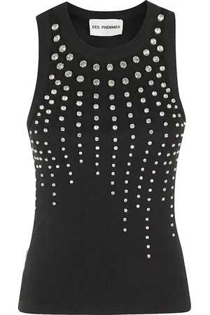 Des Phemmes Sleeveless Tops, female, , M, Cool Dye Tank Top