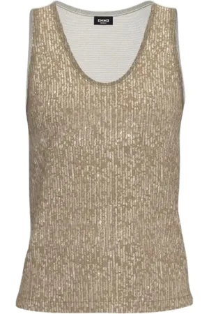 MARELLA Sleeveless Tops, female, , XL, Classic Body Composition Veneto-001
