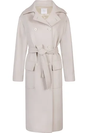 ELEVENTY Trench Coats, female, , 2XS, Double-Breasted Wool Coat