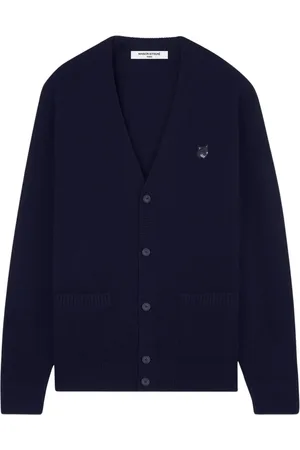 Maison Kitsuné Fox Head Patch Lambswool Cardigan