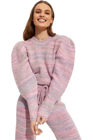 LOVESHACKFANCY Round-neck Knitwear, female, , M, Aquarius Jumper