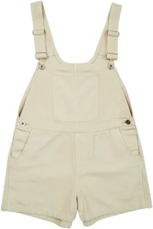 Deus Ex Machina Playsuits, female, , M, Relaxed Fit Cotton Canvas Overalls