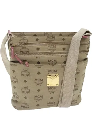 MCM Pre-owned Cross Body Bags, female, , ONE SIZE, Pre-owned Canvas shoulder-bags