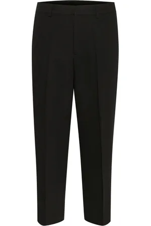 Kaffe Cropped Trousers, female, , L, Cropped Zipper Trousers Deep
