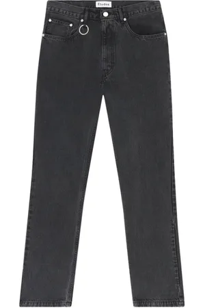 Etudes Straight Jeans, male, , L, Washed Slim-Leg Jeans