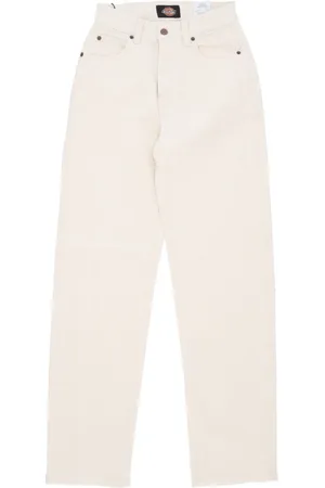 Dickies Ecru Denim Wide Leg Jeans