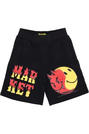 MARKET Casual Shorts, male, , XL, Smiley Sweatshorts Mens Tracksuit