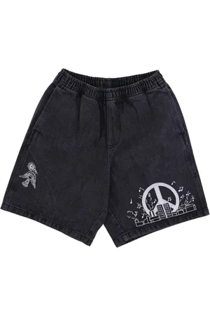 Obey Denim Shorts, male, , XL, Denim Easy Fit Jeans