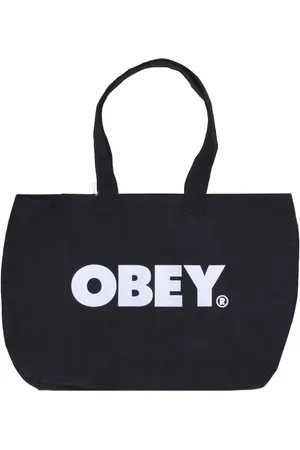 Obey Tote Bags, female, , ONE SIZE, Canvas Tote Bag /White