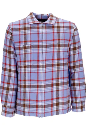Obey Casual Shirts, male, , S, Padded Shirt Jacket Digital Violet Multi
