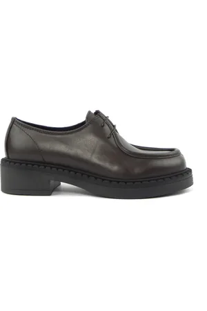 MARCO FERRETTI Laced Shoes, female, , 7 UK, Brown Leather Engineer Boots