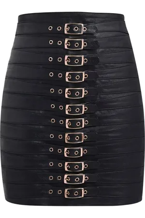 Manokhi Leather Skirts, female, , S, Leather Skirt Dita